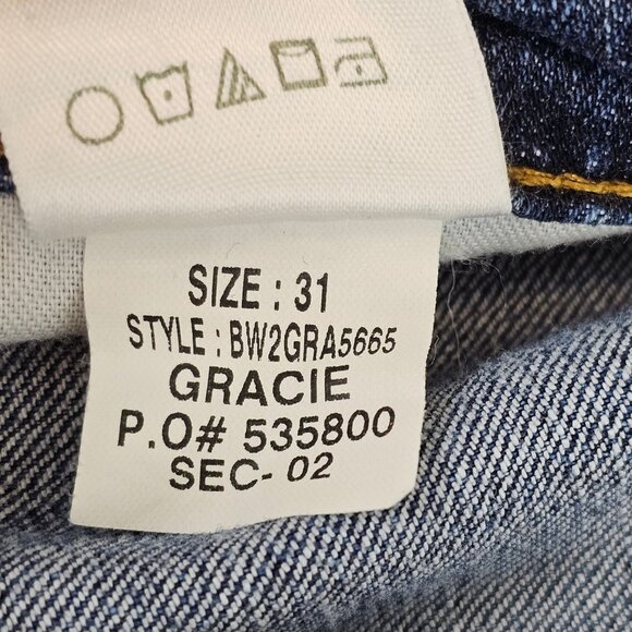 Basic Normcore Skinny Slim Denim Medium Washed Blue Cotton Jeans Womens Joes W31 - Picture 4 of 9